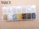 350PCS Clasps Hooks Multiple Colour DIY Jewelry Key Accessories