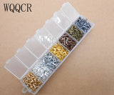 350PCS Clasps Hooks Multiple Colour DIY Jewelry Key Accessories