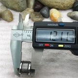 316L Stainless Steel Big Hole Spacer Beads for Men's Leather Bracelet DIY