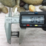 316L Stainless Steel Big Hole Spacer Beads for Men's Leather Bracelet DIY