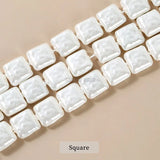 12*6mm Shell Bead Pearls Baroque Loose Spacer For Jewelry Making