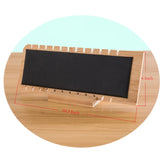 Bamboo Jewelry Collection Display Holder Organizer