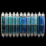 12 Bottle/Set Manicure Sequins DIY Nail Beauty Filling Tools