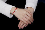 Chinese Zodiac Bracelet Red String Bangle 925 Silver Lucky Constellation Gift