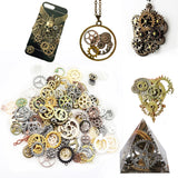 Metal Gear Clock Jewelry Filling UV Epoxy Resin DIY Making