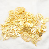 Metal Gear Clock Jewelry Filling UV Epoxy Resin DIY Making
