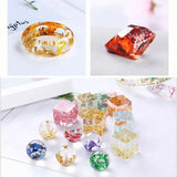 Silver Foil Paper Sequins Resin Mold Fillings Resin Jewelry Making