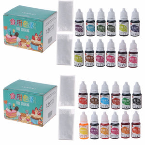 Natural Ink Food Coloring Cake Pastries Cookies Liquid Dye Pigment Baking