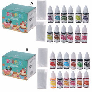 Natural Ink Food Coloring for Baking Cakes Cookies Pastries