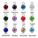 Heart Shaped Birthstone Urn Necklace with Angel Wings Cremation Jewelry