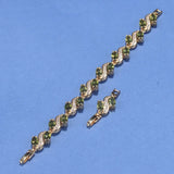 African Costume Women 18K Plated Jewelry Charm Link Chain Bracelet