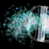 12 Colors Alphabet Holographic Laser Glitter Resin