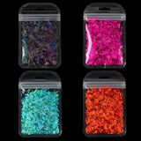12 Colors Alphabet Holographic Laser Glitter Resin