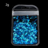 12 Colors Alphabet Holographic Laser Chunky Glitter Resin