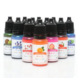 12 Colors Epoxy Resin Pigment Liquid Colorant Dye Kit Resin Art Crafts