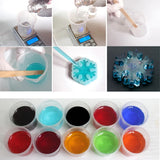 12 Colors Epoxy Resin Pigment Liquid Colorant Dye Kit Resin Art Crafts