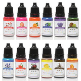 12 Colors Epoxy Resin Pigment Liquid Colorant Dye Kit Resin Art Crafts