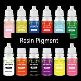 12 Colors Epoxy Resin Pigment Kit UV Resin Coloring Dye Resin Colorant