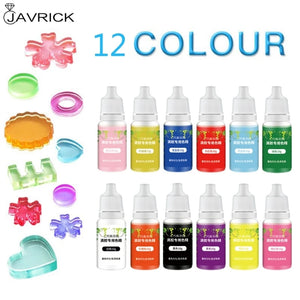 12 Colors Epoxy Resin Pigment Kit UV Resin Coloring Dye Resin Colorant