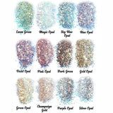 12 Colors Holographic Chunky Glitter Sequins for DIY Crafts