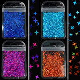 12 Colors Holographic Nail Glitter Flakes Chunky Glitter Epoxy Resin