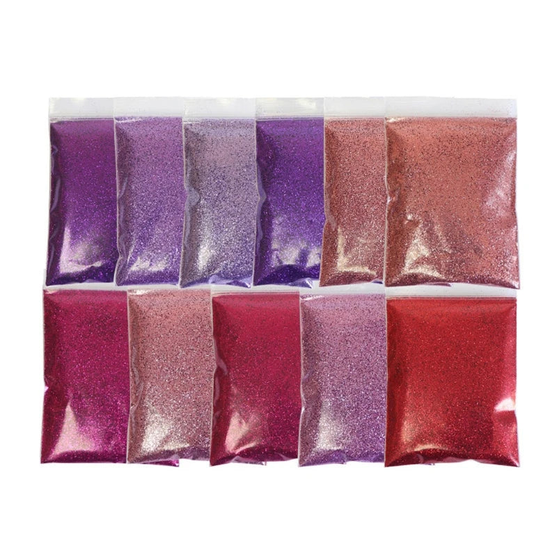 12 Colors Resin Casting Glitters Sequins Pigment Makeup Jewelry Nail Art Decor