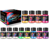 12 Colors Luminous Powder for Resin Art DIY Making B85D