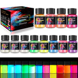 12 Colors Luminous Powder for Resin Art DIY Making B85D
