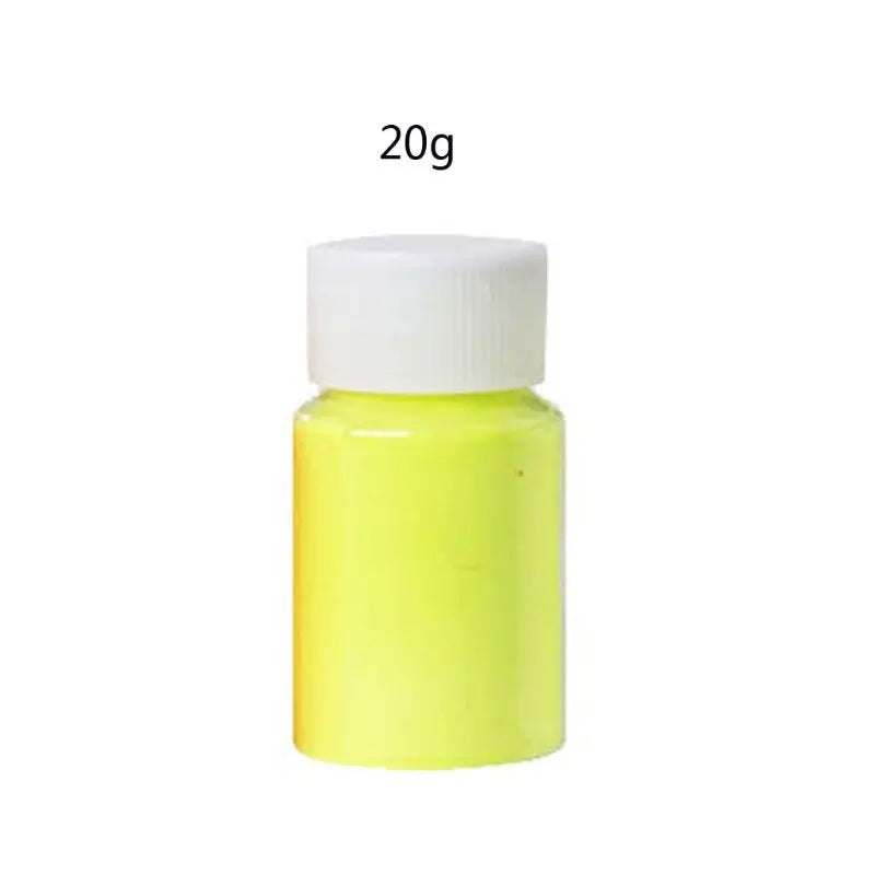 12 Colors Glow In Dark Resin Pigment Kit Luminous Powder Colorant