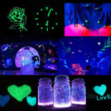 12 Colors Glow In Dark Resin Pigment Kit Luminous Powder Colorant