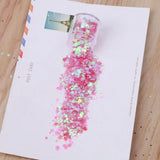 12 Mixed Holographic Chunky Glitter Sequins A0NF