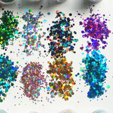 12 Colors Mixed Holographic Chunky Glitter Makeup