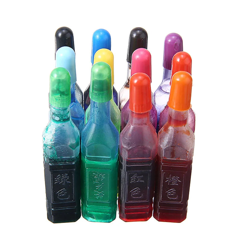 12 Colors 8ml Resin Dye Pigment DIY Slime Supplies Epoxy Resin Ink Dye Ink