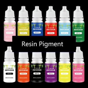 12 Colors Epoxy Resin Pigment Kit UV Resin Coloring Dye Fading Resistance