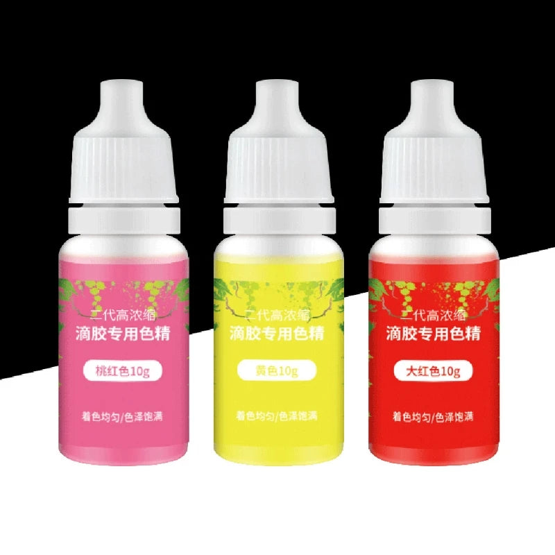 12 Colors Epoxy Resin Pigment Kit UV Resin Coloring Dye Fading Resistance