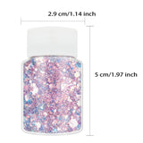 12 Colors Holographic Chunky Glitter Sequins DIY for Face Body Eye Nail