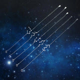 925 Silver Zodiac Constellation Charm Bracelet Gift for Women