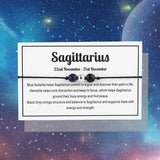 12 Constellation Couple Bracelets Reiki Crystal Healing Anxiety Jewelry