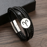 Constellation Stainless Steel Men's Bracelet Woven Gift