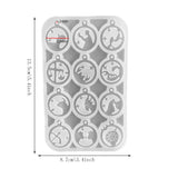 12 Constellation Jewelry Making Silicone Mold