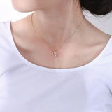 12 Constellation Necklaces Crystal Charm Choker Necklace for Women