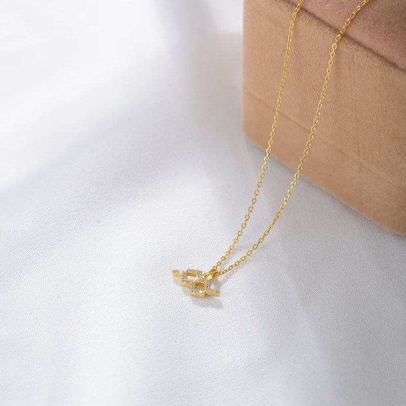 12 Constellation Necklaces Crystal Charm Choker Necklace for Women