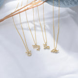12 Constellation Necklaces Crystal Charm Choker Necklace for Women