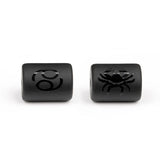 12 Constellation Series Glass Bead 10x13MM Matte Zodiac Signs Beads