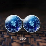 Zodiac Wedding Cufflinks Set, Alloy Suit Buttons, Constellation Men's