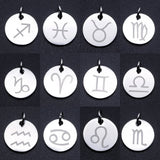 12 Constellation Zodiac Sign DIY Charms Necklace