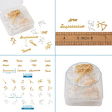 12 Constellations Alloy Cabochons for Resin Jewelry Making