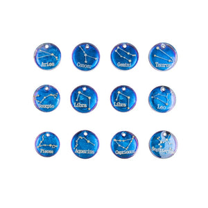 12 Constellations Crystal Epoxy Resin Mold Pendant Casting Silicone Mould
