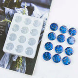 Constellations Discs Pendant Resin Silicone Mold Jewelry Making Tools