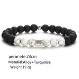 12 Zodiac Volcanic Stone Bracelets for Women